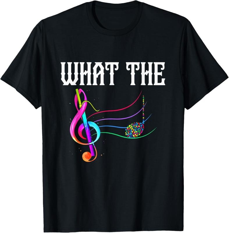 100% Cotton What The F - Music Lover - Funny Musical Note Key - Gift T-Shirt Hoodie, Sweatshirt | HypeCrazeTee.com