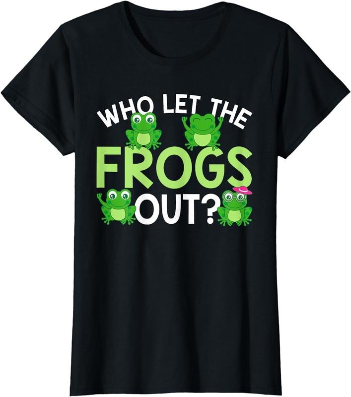 [100% Cotton]Who Let The Frogs Out Funny Frog Lovers MM T-Shirt Hoodie, Sweatshirt | HypeCrazeTee.com