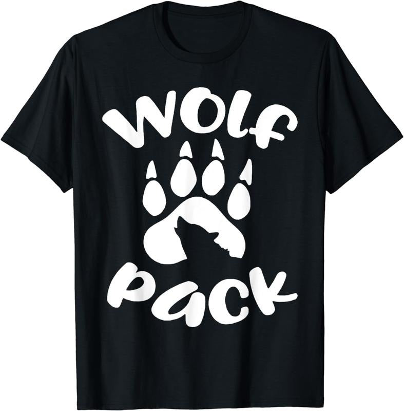 [100% Cotton]Wolf Pack Shirt, Wolf Tshirt , Family Matching Shirt T-Shirt Hoodie, Sweatshirt | HypeCrazeTee.com