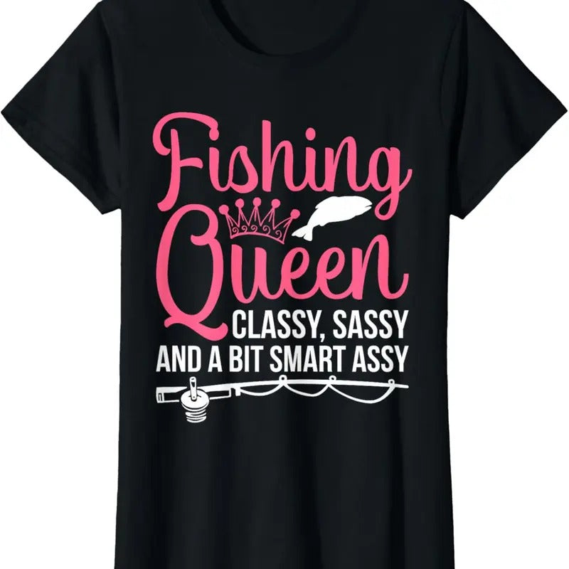 100% Cotton Women Fishing for Girls Fish Bass Fishing T-Shirt Hoodie, Sweatshirt | HypeCrazeTee.com