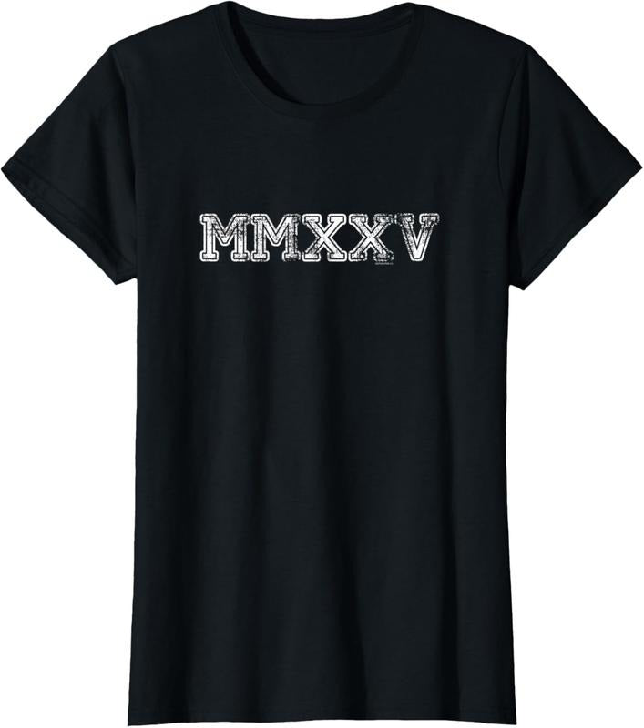 100% Cotton Womens Class of 2025 Shirt MMXXV Graduation Her Women Senior 2025 T-Shirt Hoodie, Sweatshirt | HypeCrazeTee.com