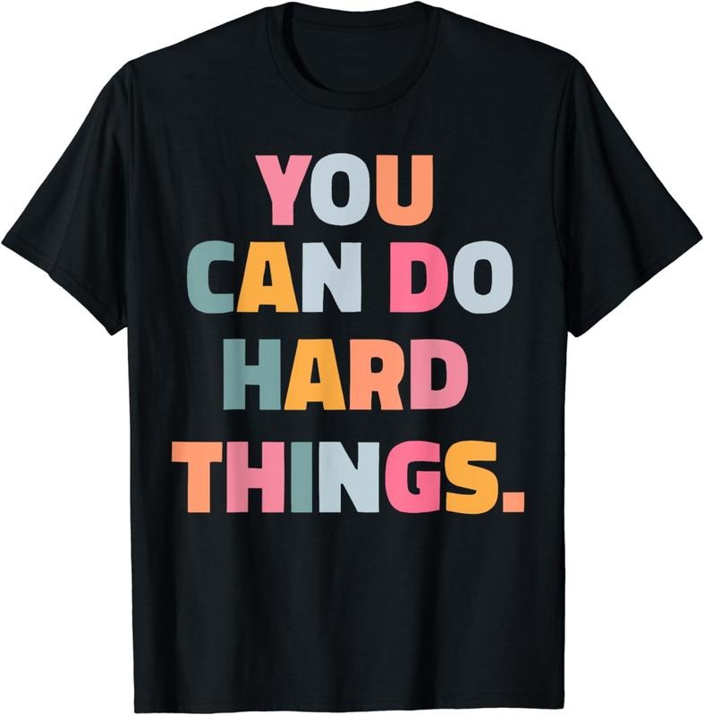 [100% Cotton]You can do hard things teacher T-Shirt Hoodie, Sweatshirt | HypeCrazeTee.com