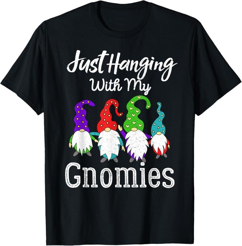 100% Cotton Hanging My Gnomies Funny Garden Gnome Graphics T-Shirts, Hoodie, Sweatshirt
