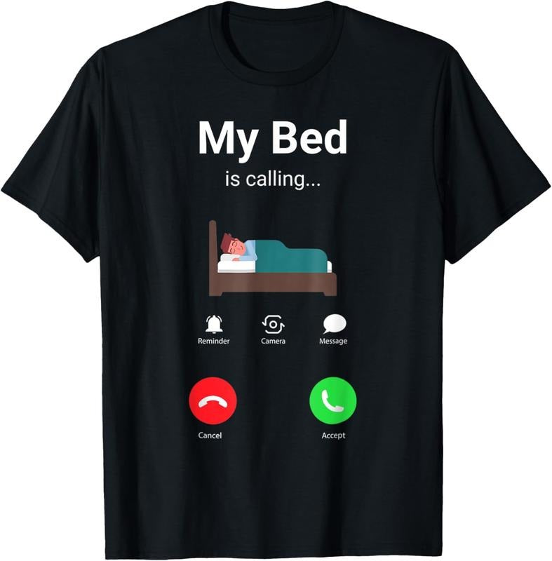 100% Cotton my bed is calling Phone Screen T-Shirtstyle{n002}2 T-Shirts, Hoodie, Sweatshirt | HypeCrazeTee.com