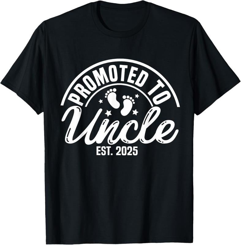 100% Cotton promoted to Uncle 2025 Soon To Be Uncle  Announcement T-Shirt Hoodie, Sweatshirt | HypeCrazeTee.com