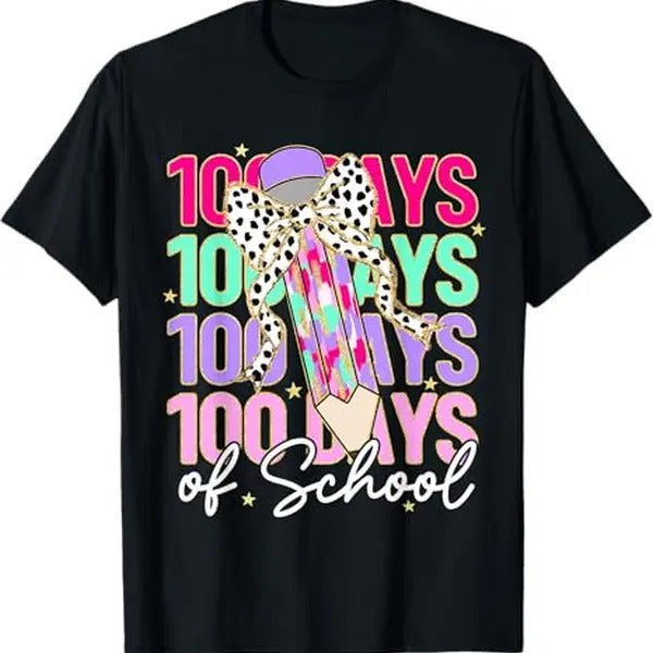 100 Day of School Shirt, 100 Days Of School Teacher 100th Day Of School Funny T-Shirt
