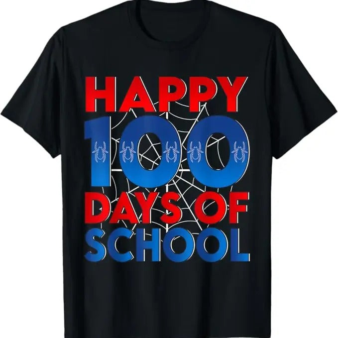 100 Day of School Shirt, Happy 100 Days of School Funny T-Shirt - Casual Basic Smooth Hoodie, Sweatshirt | HypeCrazeTee.com