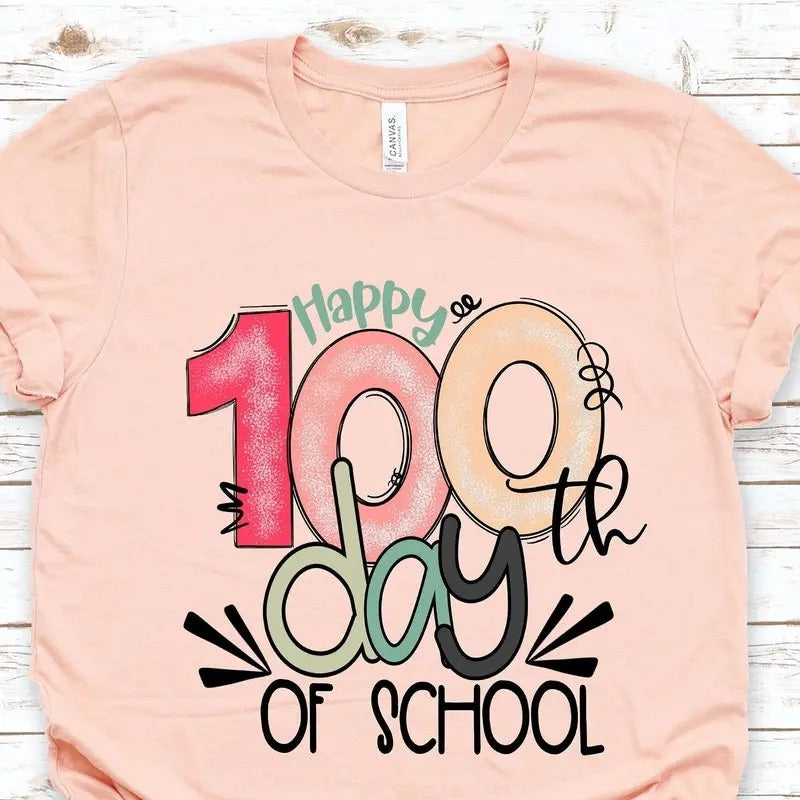 100 Days School Shirt 100 Day Shirt 100th Day School Celebration Student Shirt Back School Shirt Teacher T-Shirts, Hoodie, Sweatshirt