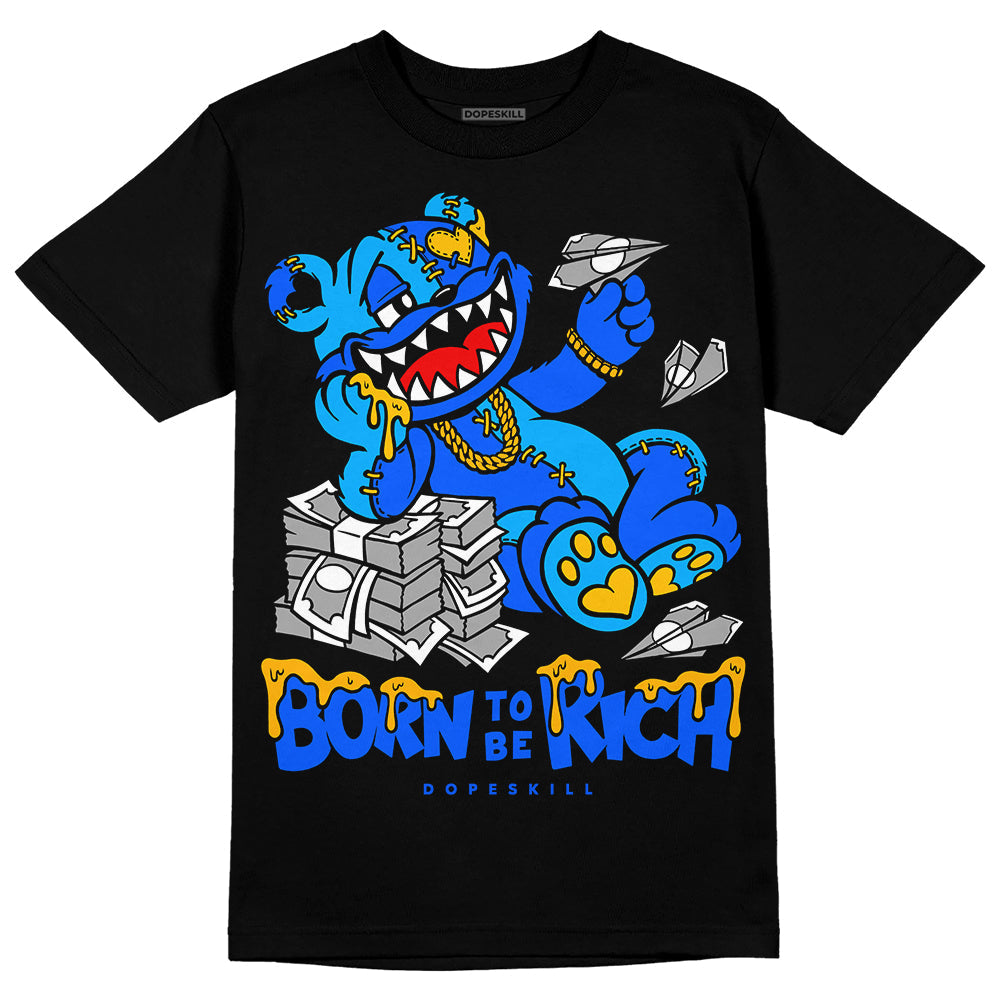 Royal Blue Collection DopeSkill T-Shirt Born To Be Rich Graphic