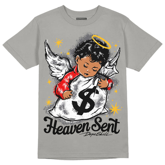 Wet Cement 4s DopeSkill Grey T-shirt Heaven Sent Graphic
