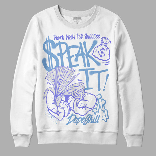 University Blue Collection DopeSkill Sweatshirt Speak It Graphic