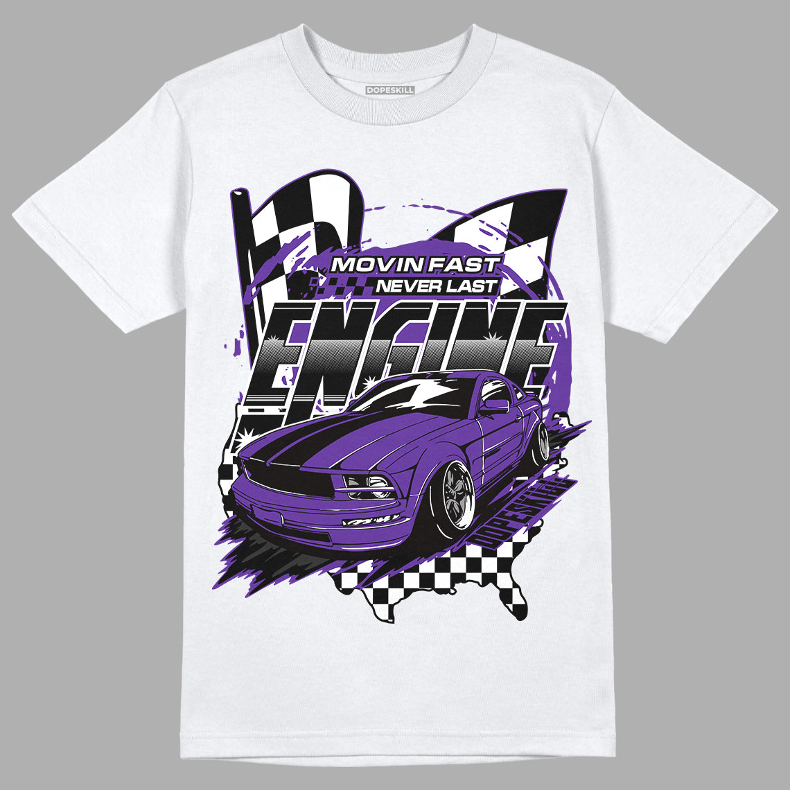 PURPLE Collection DopeSkill T-Shirt ENGINE Tshirt Graphic
