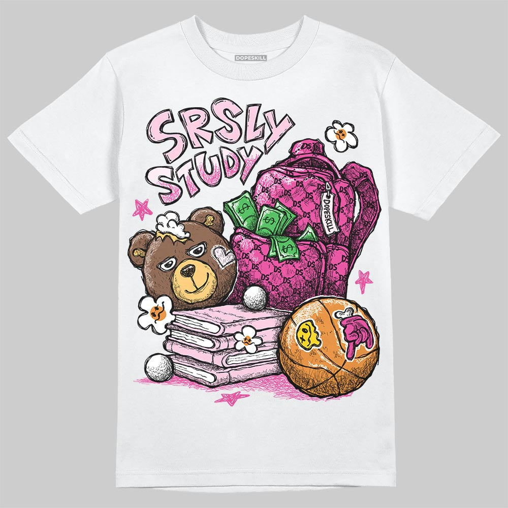 Triple Pink Dunk DopeSkill T-Shirt SRSLY Study Graphic