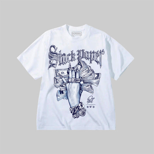 Stack Paper University Blue Graphic DopeSkill Premium T-Shirt