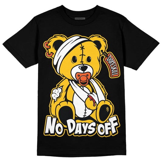 Yellow Collection DopeSkill T-Shirt Hurt Bear Graphic