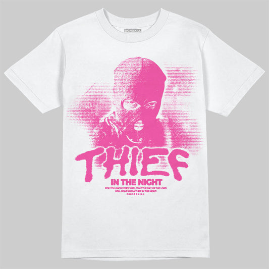 Triple Pink Dunk DopeSkill T-Shirt Thief In The Night Graphic