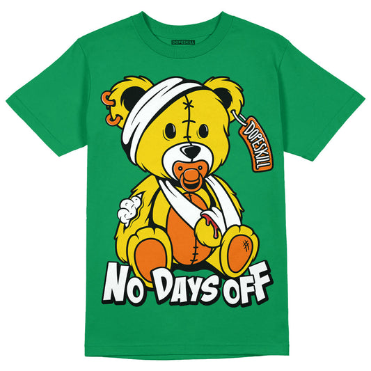 Green Collection DopeSkill Green T-shirt Hurt Bear Graphic