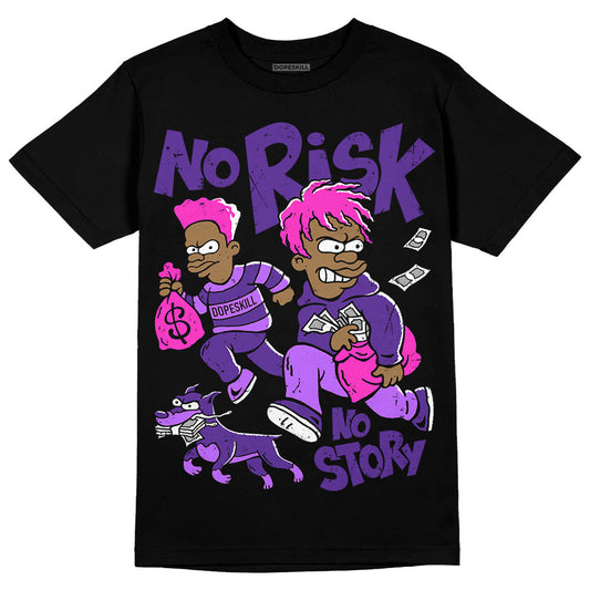 PURPLE Collection DopeSkill T-Shirt No Risk No Story Graphic