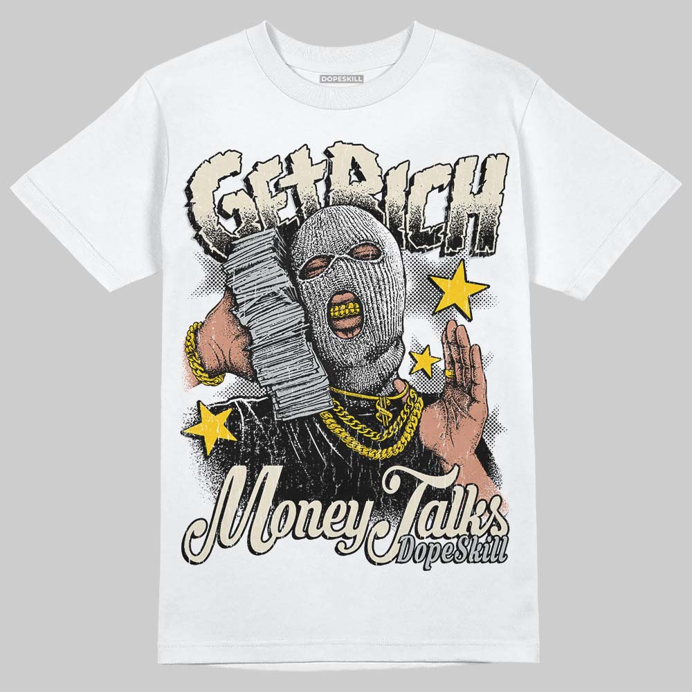 Reverse Metallic 5s DopeSkill T-Shirt Get Rich Graphic