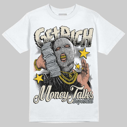 Reverse Metallic 5s DopeSkill T-Shirt Get Rich Graphic