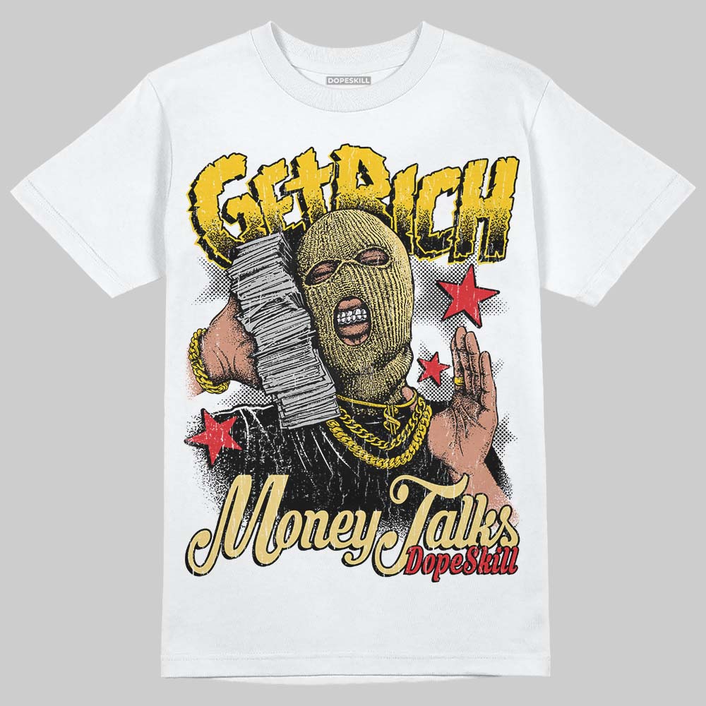 Quai 54 x Tour Yellow Black 1s DopeSkill T-Shirt Get Rich Graphic