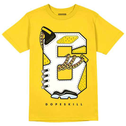 Yellow Ochre 6s DopeSkill Yellow T-shirt No.6 Graphic