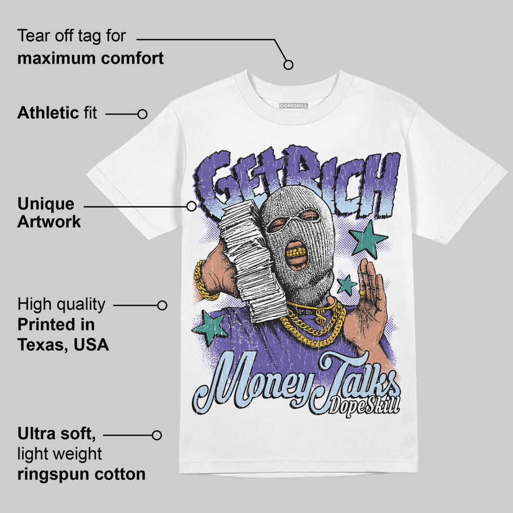 Grape 5s DopeSkill T-Shirt Get Rich Graphic