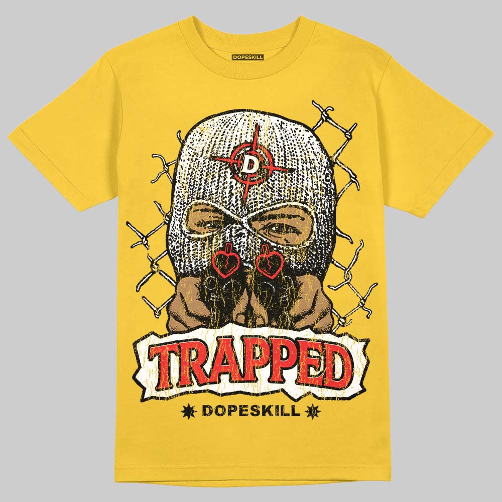 Yellow Collection DopeSkill T-Shirt New Trapped Graphic