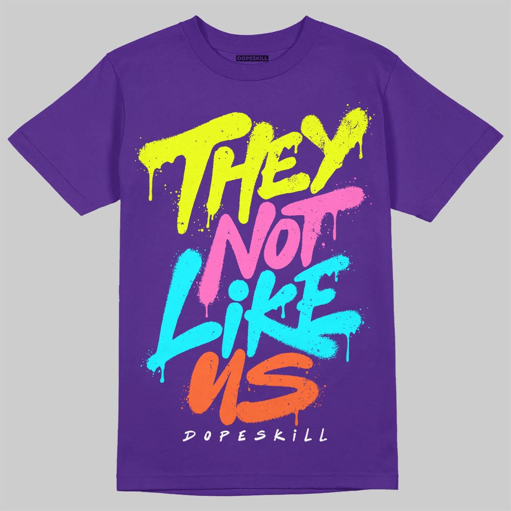 PURPLE Collection DopeSkill T-Shirt They Not Like Us Graphic