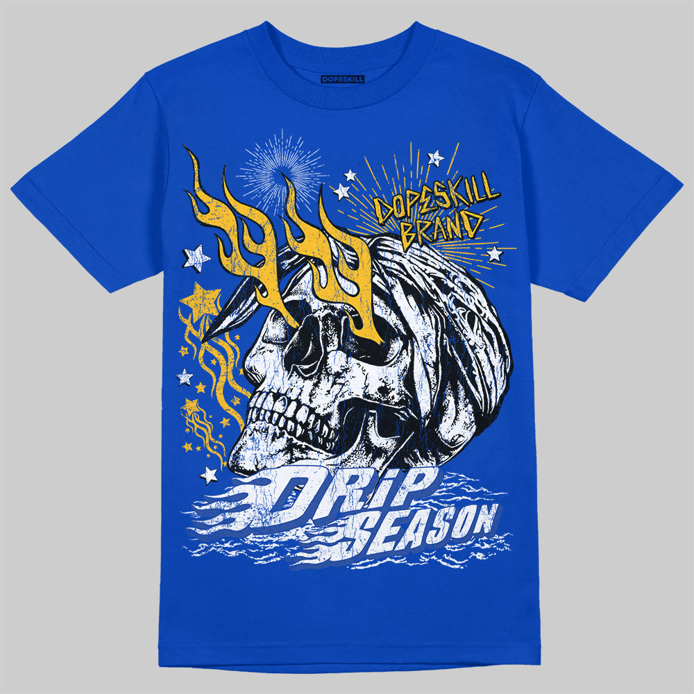 Royal Blue Collection DopeSkill T-Shirt Drip Season Graphic