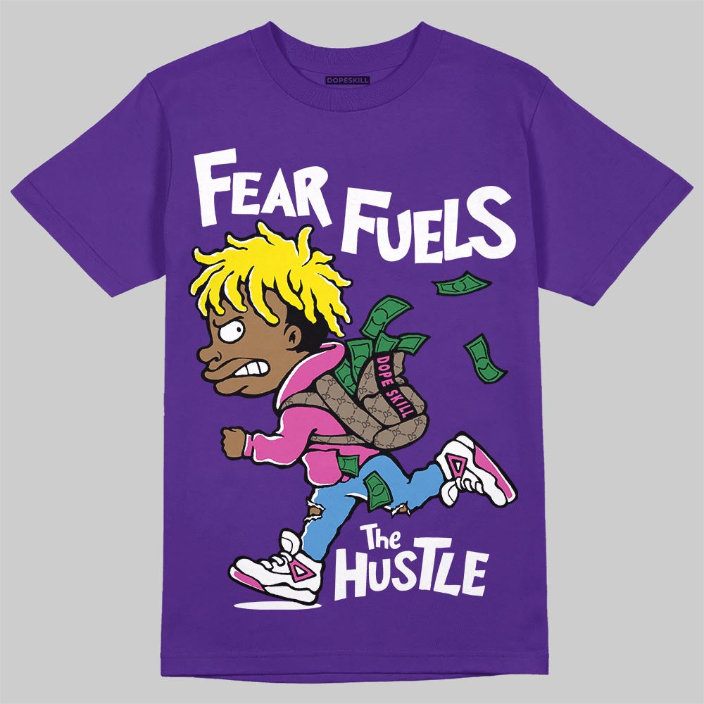 PURPLE Collection DopeSkill T-Shirt Fear Fuels The Hustle Graphic