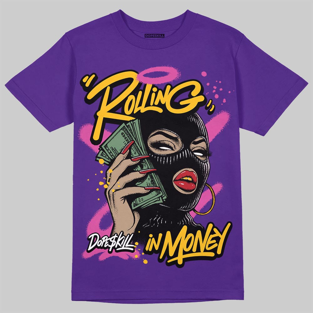 PURPLE Collection DopeSkill T-Shirt Rolling in Money Graphic