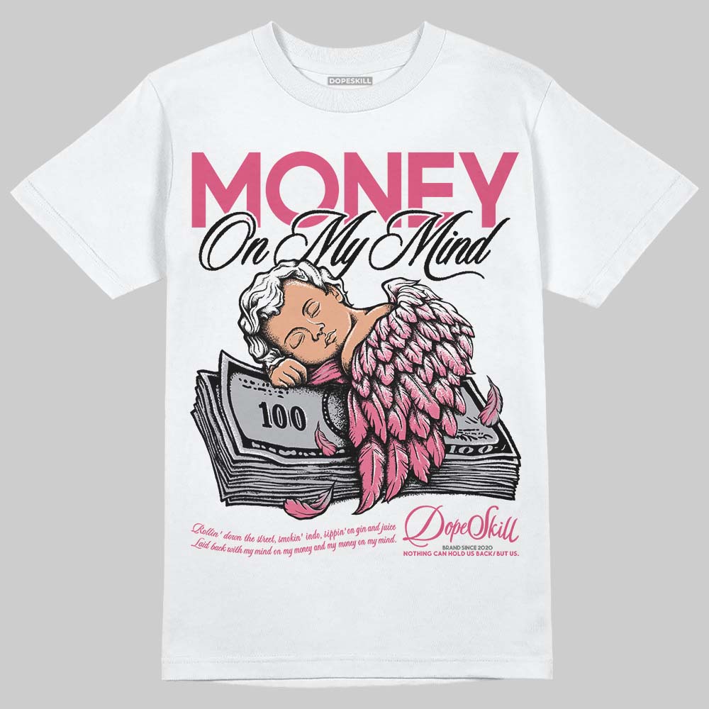 White Fluo Pink DopeSkill T-Shirt MOMM Graphic