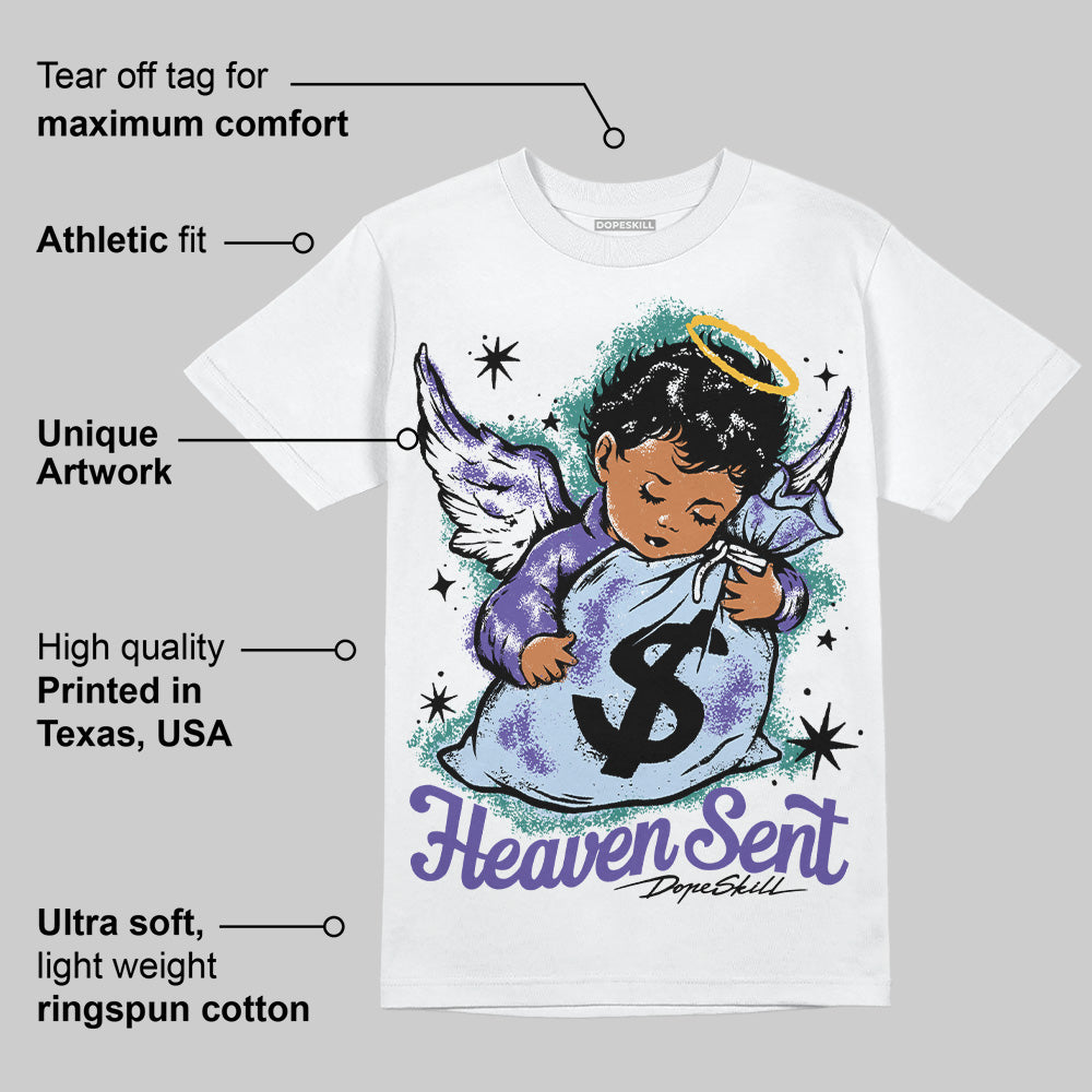 Grape 5s DopeSkill T-Shirt Heaven Sent Graphic
