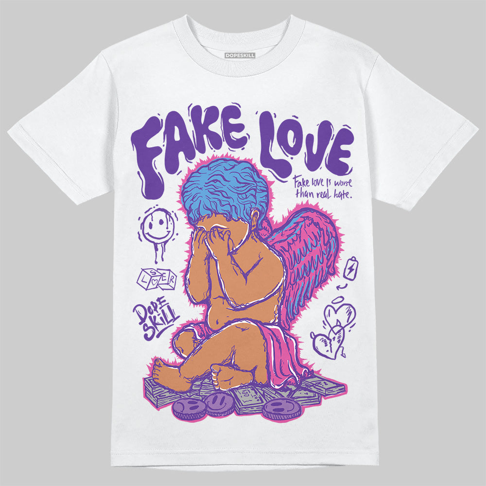 PURPLE Collection DopeSkill T-Shirt False Love Graphic
