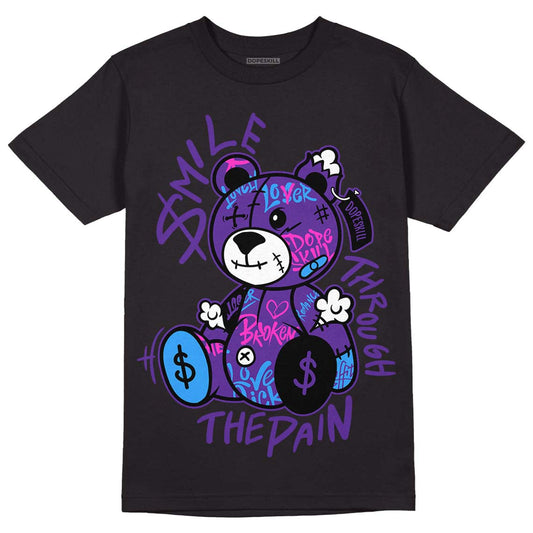PURPLE Collection DopeSkill T-Shirt Smile Through The Pain Graphic