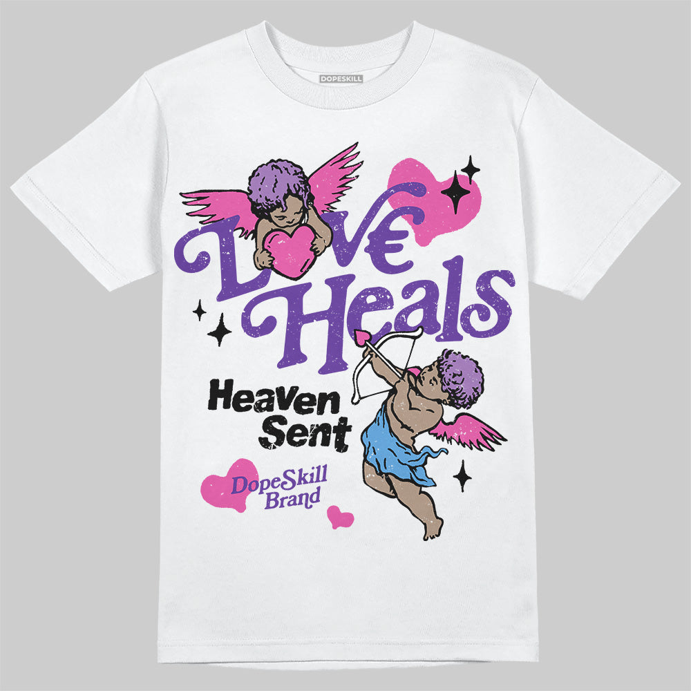 PURPLE Collection DopeSkill T-Shirt New Love Heals Graphic