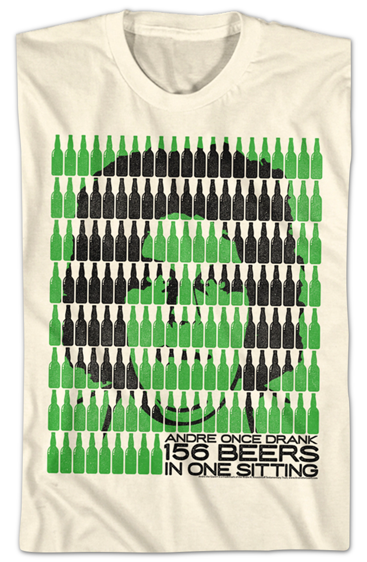 156 Beers In One Sitting Andre The Giant T-Shirt