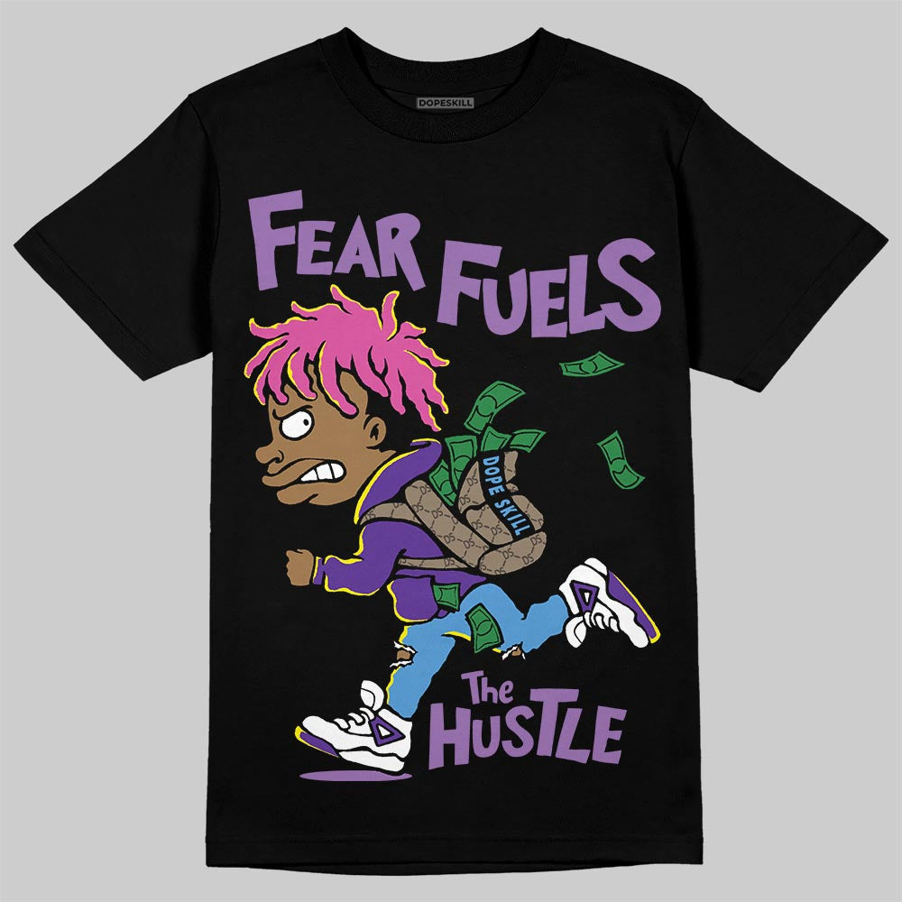 PURPLE Collection DopeSkill T-Shirt Fear Fuels The Hustle Graphic