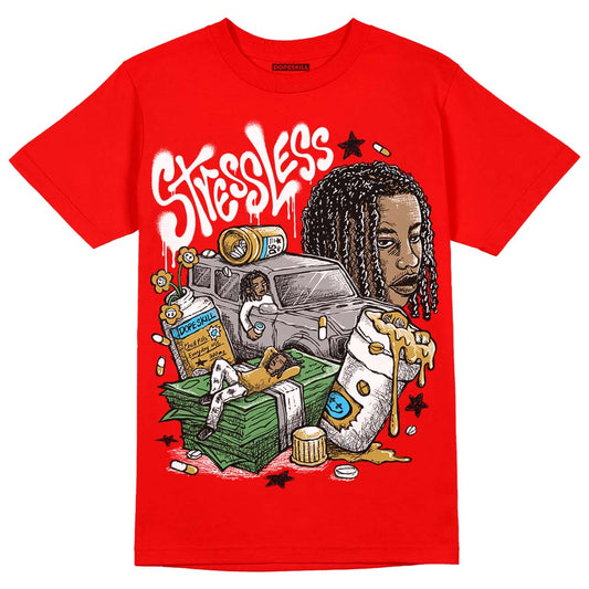 Red Collection DopeSkill Red T-shirt Stressless Graphic
