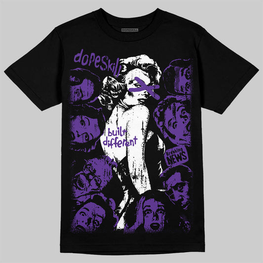 PURPLE Collection DopeSkill T-Shirt Built Different Graphic