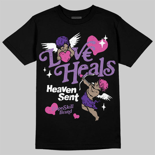 PURPLE Collection DopeSkill T-Shirt New Love Heals Graphic