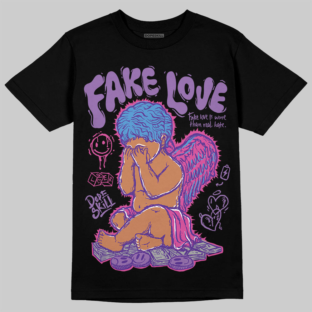 PURPLE Collection DopeSkill T-Shirt False Love Graphic