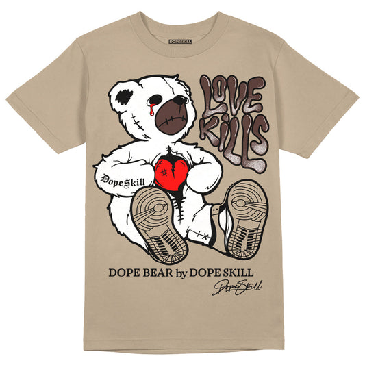 Latte 1s DopeSkill Medium Brown T-shirt Love Kills Graphic