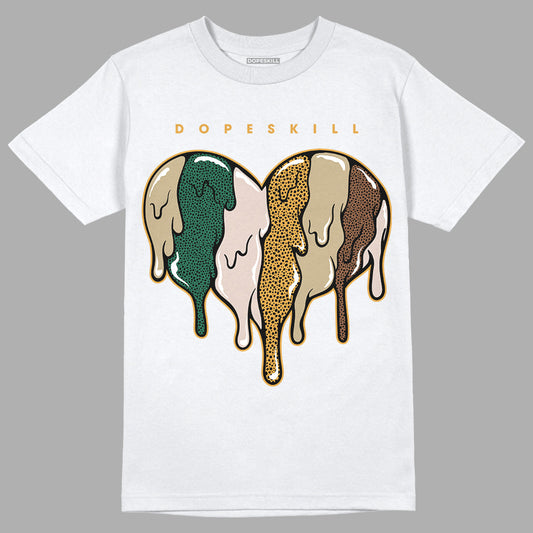 Safari Dunk Low DopeSkill T-Shirt Slime Drip Heart Graphic