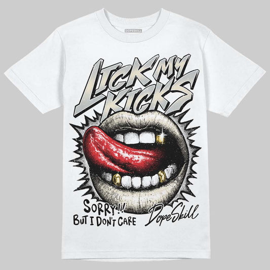 Reverse Metallic 5s DopeSkill T-Shirt Lick My Kicks Graphic