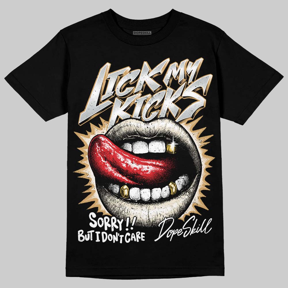Reverse Metallic 5s DopeSkill T-Shirt Lick My Kicks Graphic