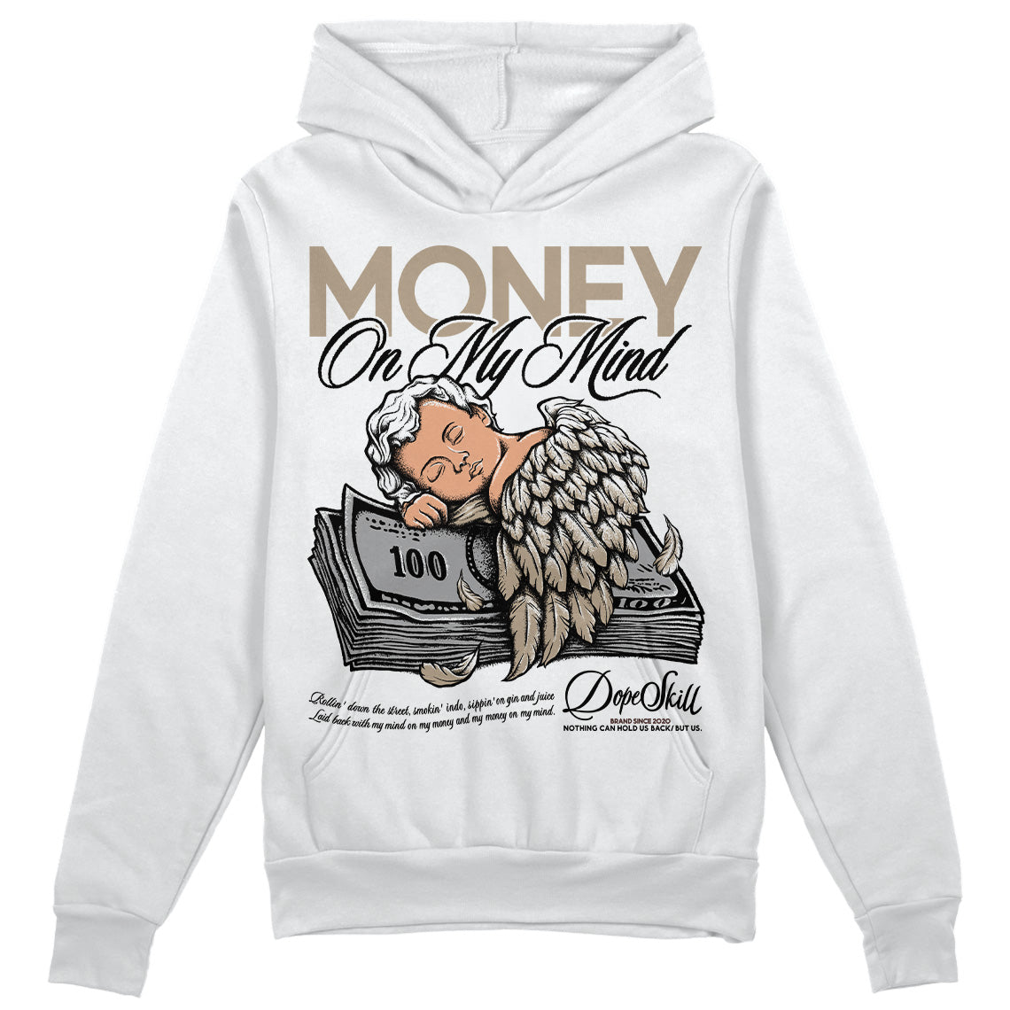 Latte 1s DopeSkill Hoodie Sweatshirt MOMM Graphic