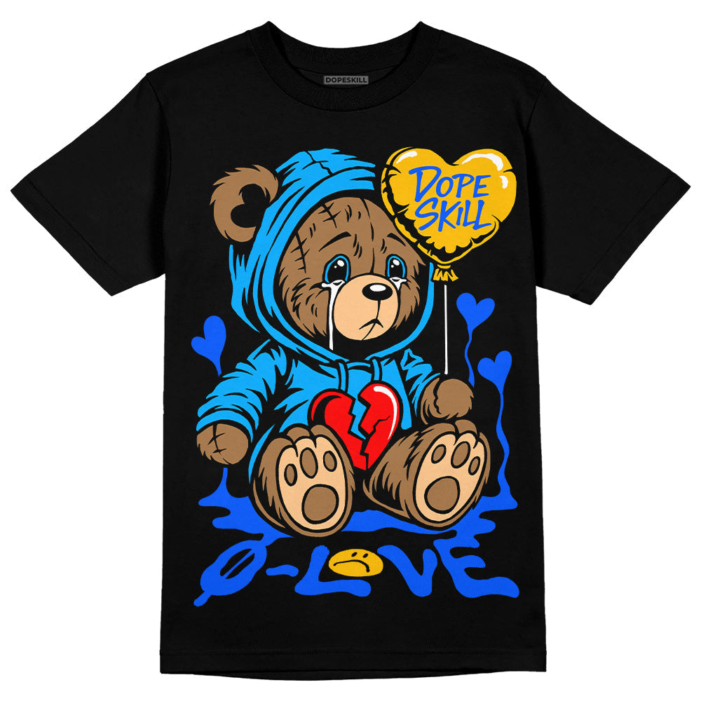Royal Blue Collection DopeSkill T-Shirt Broken Bear Graphic