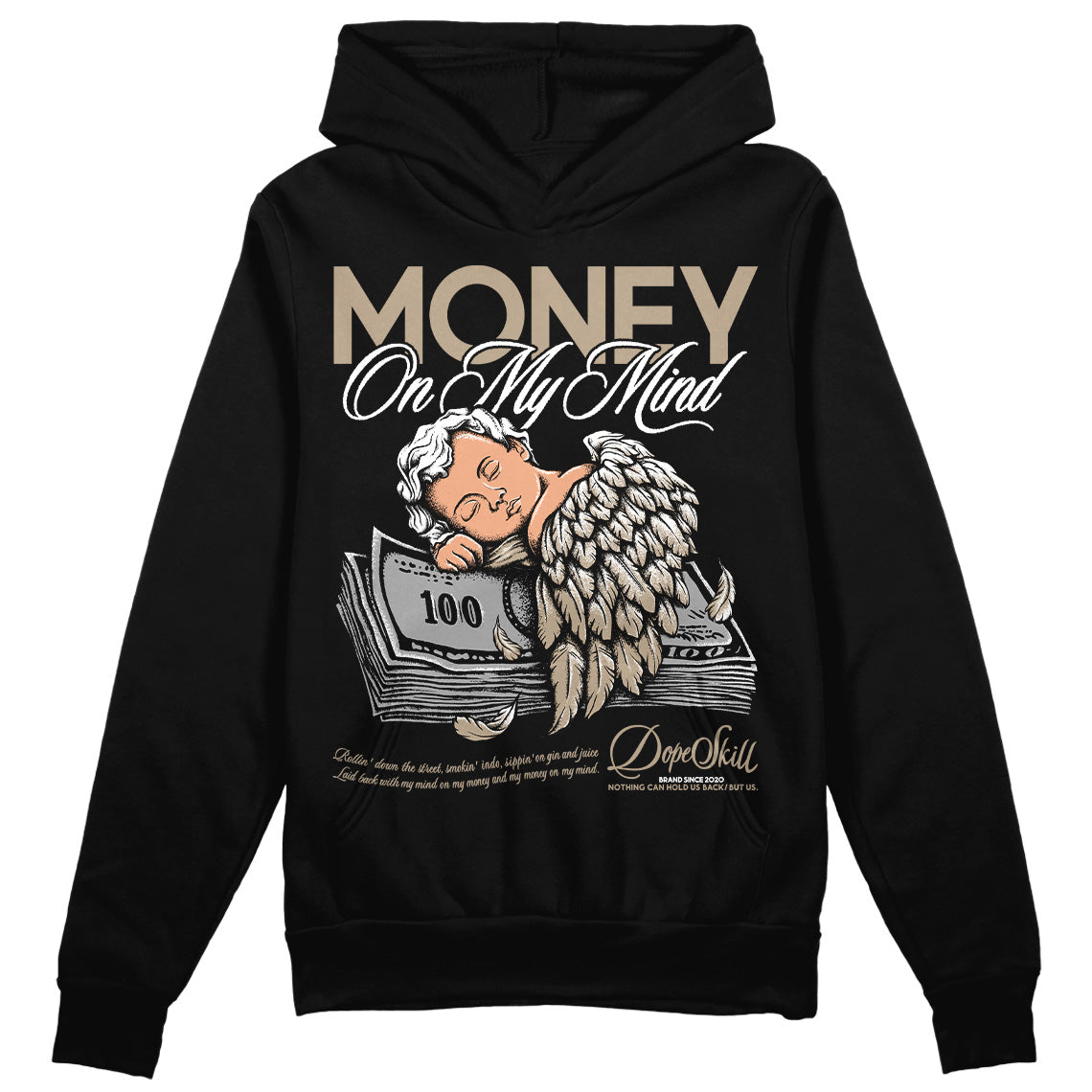 Latte 1s DopeSkill Hoodie Sweatshirt MOMM Graphic